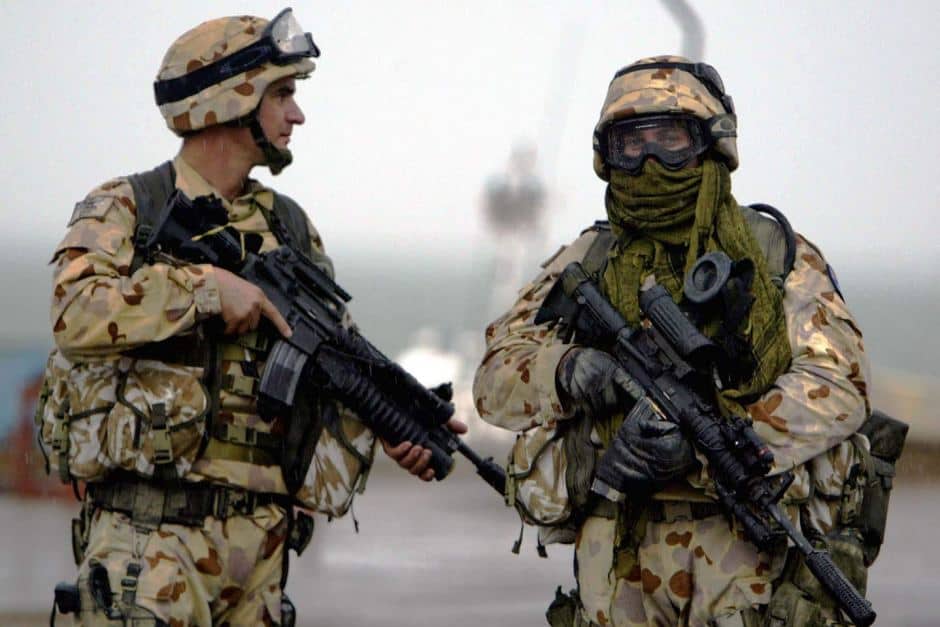 soldier body armor