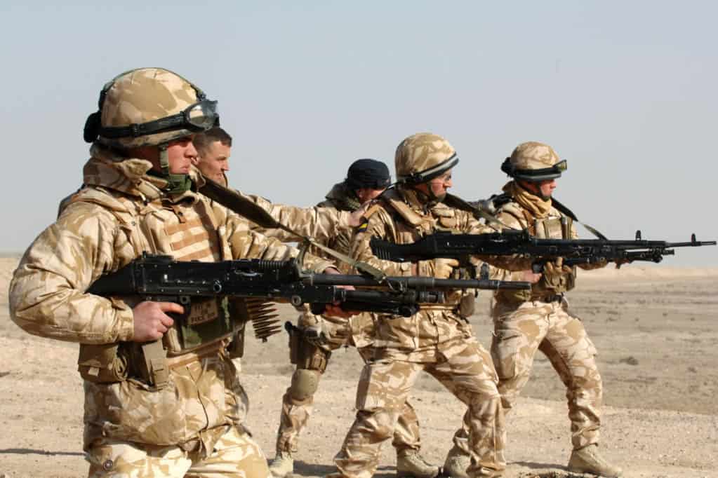 British body armour shortages