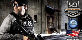 wearing police body armor