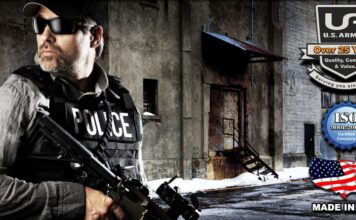 wearing police body armor