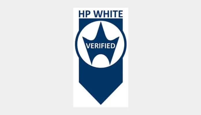 HP white verified