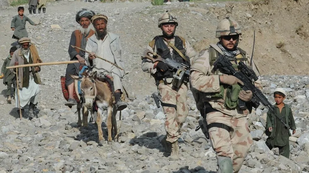 ISAF troops