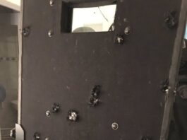 Ballistic Shield After Police Operation In Bataclan Theater