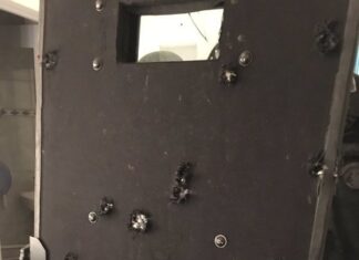 Ballistic Shield After Police Operation In Bataclan Theater