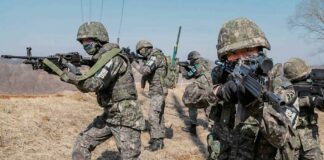 Korean military body armour