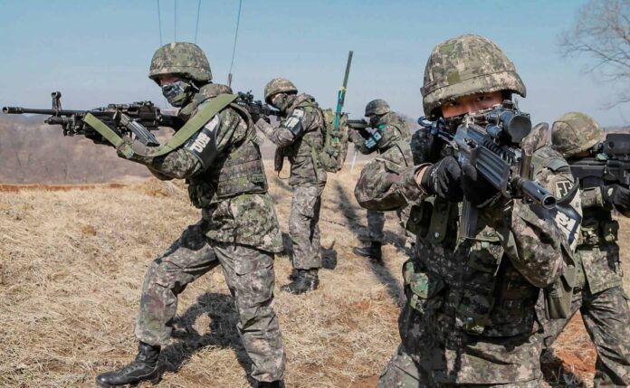 Korean military body armour