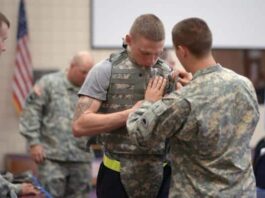 U.S. Army orders more body armor plates from 3M. U.S. Army National Guard photo by Sgt. Betty Boyce