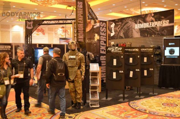 Armor Express booth SHOT show 2017