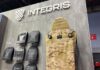 Integris Composites' hard ballistic plates and plate carrier at their booth at Milipol Paris 2023