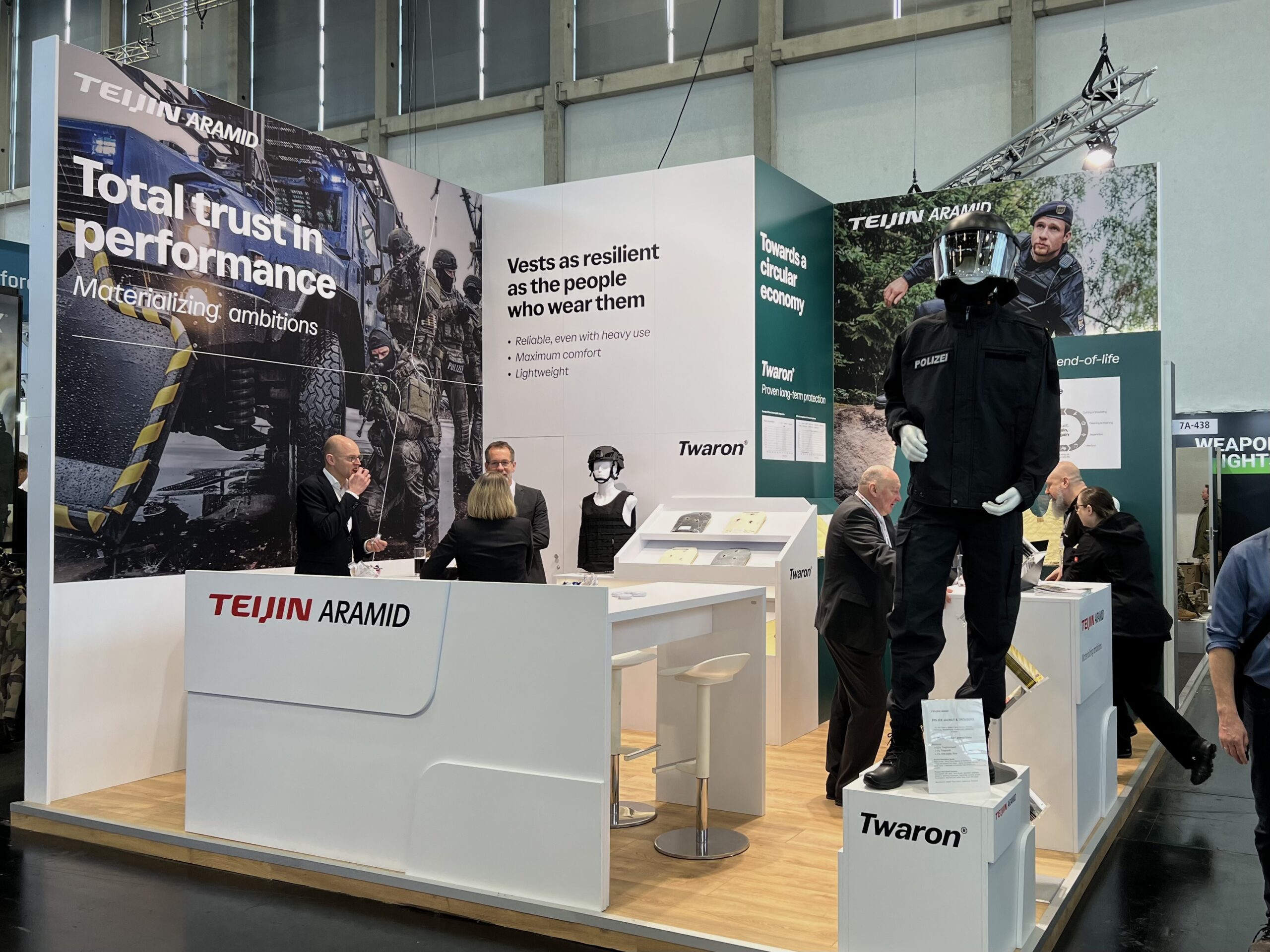 Teijin Aramid Booth - Enforce tac 2024